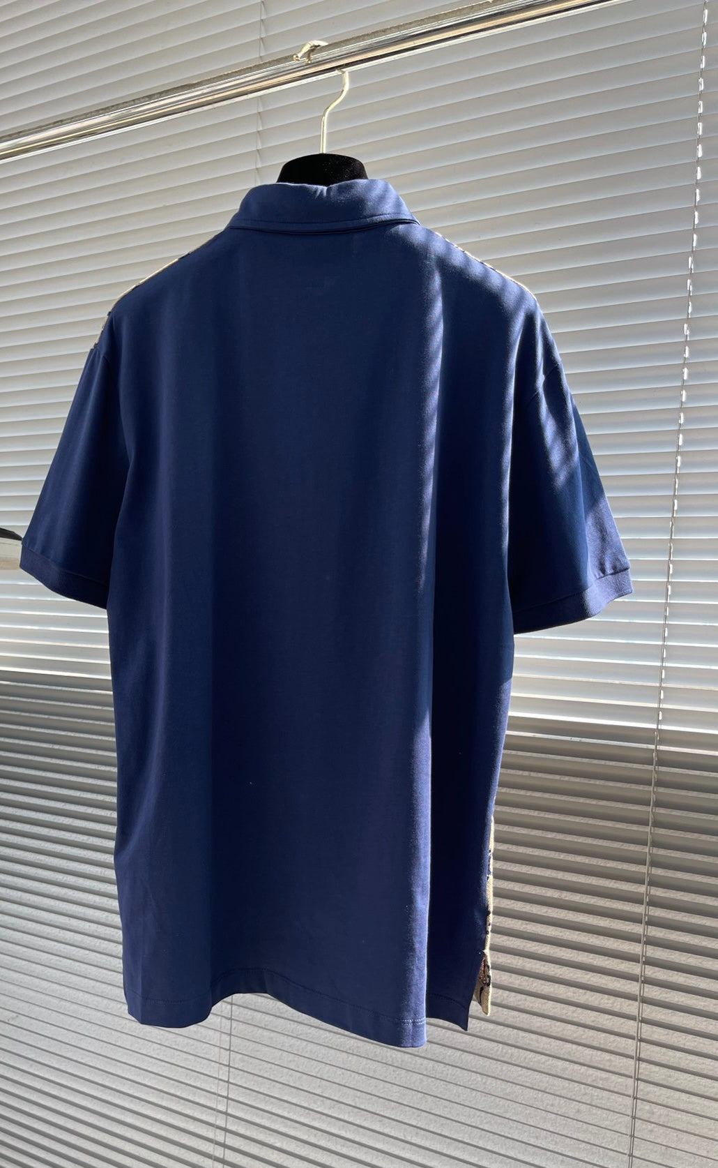 G G COTTON SILK JACQUARD POLO